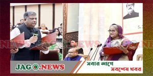 প্রধানমন্ত্রীর কাছে শপথ নিলেন আনোয়ারুজ্জামান চৌধুরী